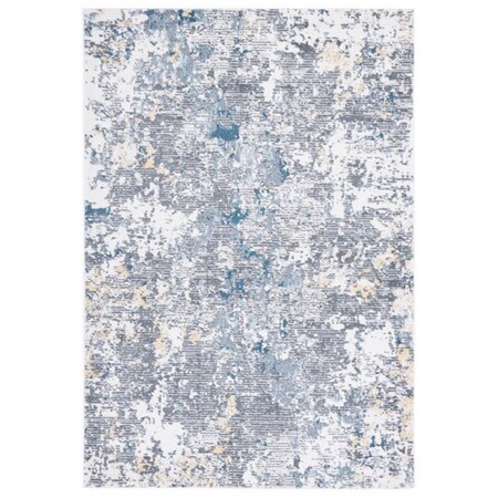 Safavieh 7 x 7 ft. Toscana Square Power Loomed Rug Ivory & Dark Grey TOS676A-7SQ
